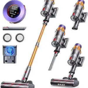 Cordless Vacuum Cleaner, 600W 50KPA 65Mins Cordless Stick Vacuum Cleaner With Touch Screen